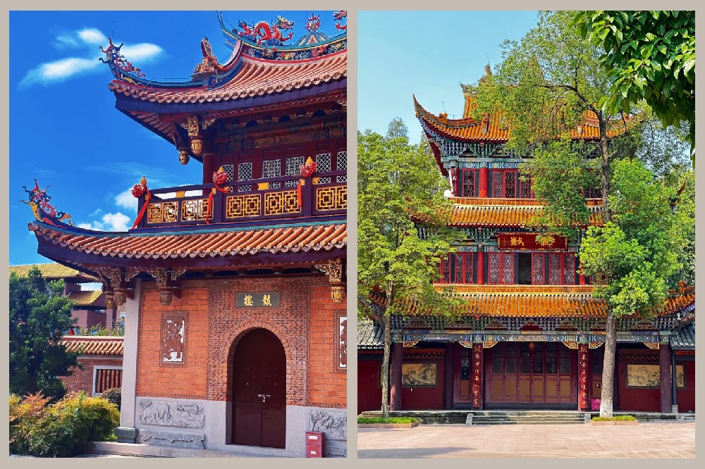 仿古门窗 寺庙 禅院