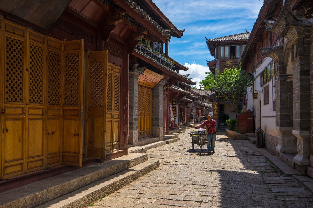 仿古门窗 古镇古街